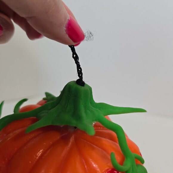 Halloween 1994 Spearhead Boglins Pumpkin Shakin' Mutant  90s Prop Tested Works - Picture 7 of 9